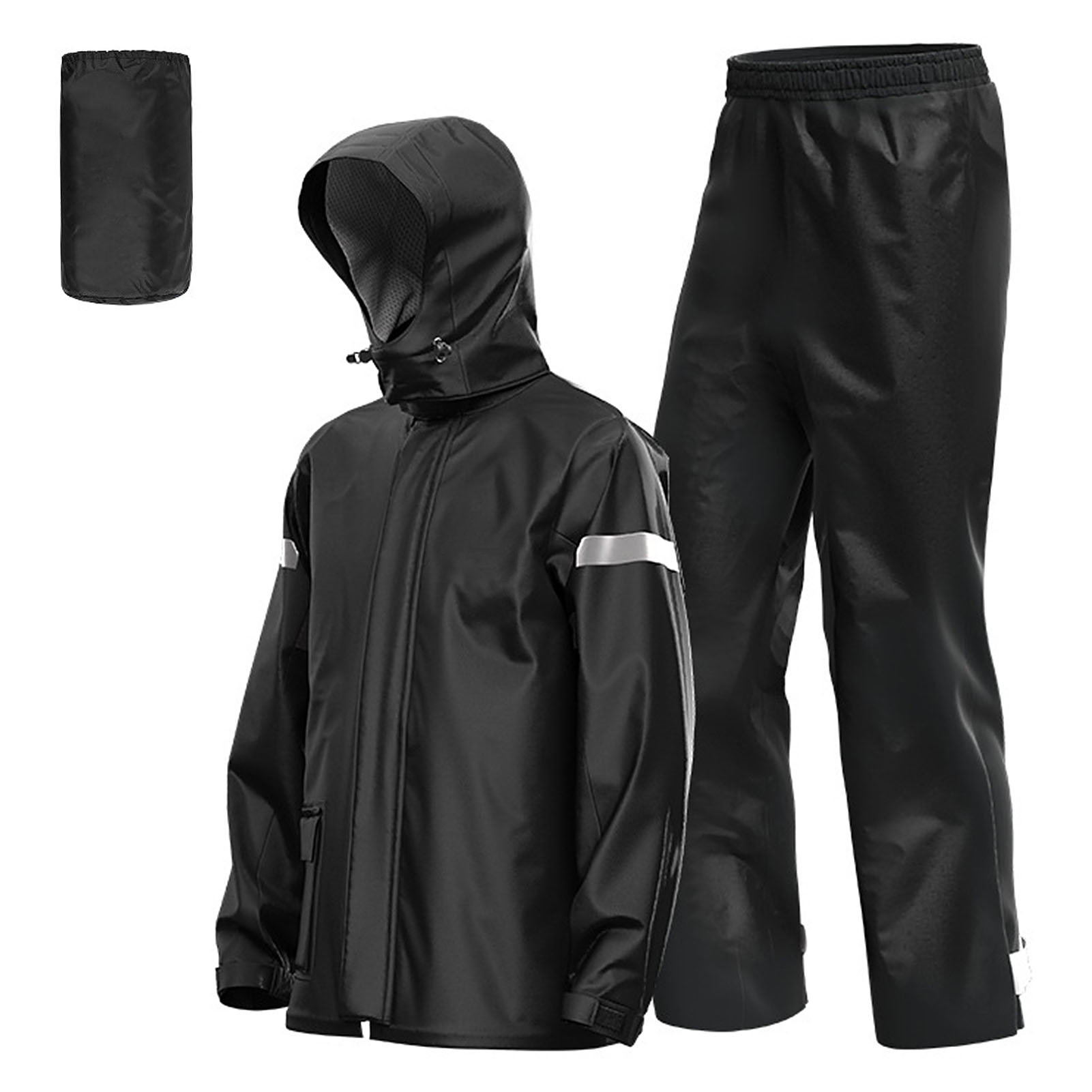 Motorcycle Gear Full Suit - Men Motorcycle Rain Suit Outdoor Reflective