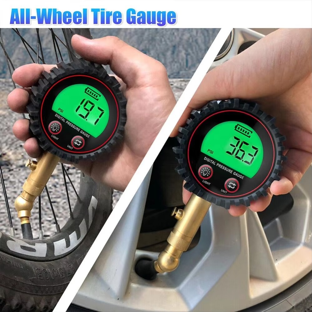 Tyre Pressure Gauge - 3-255PSI Digital Tire Pressure Gauge Heavy