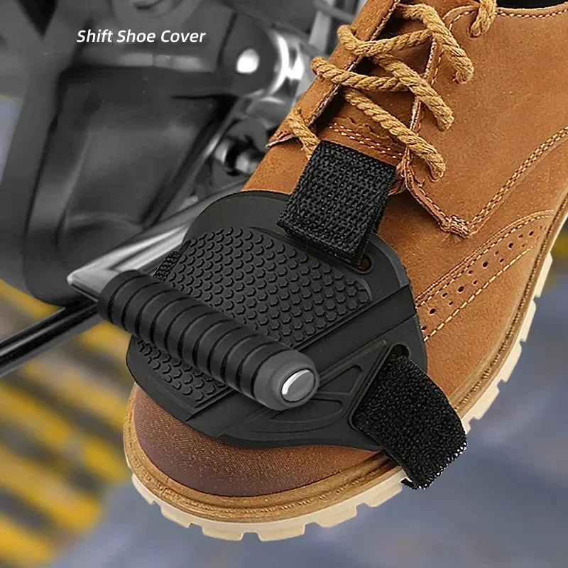Motorcycle Gear Boots - Rubber Motorcycle Shift Pad Motorbike Anti-Slip