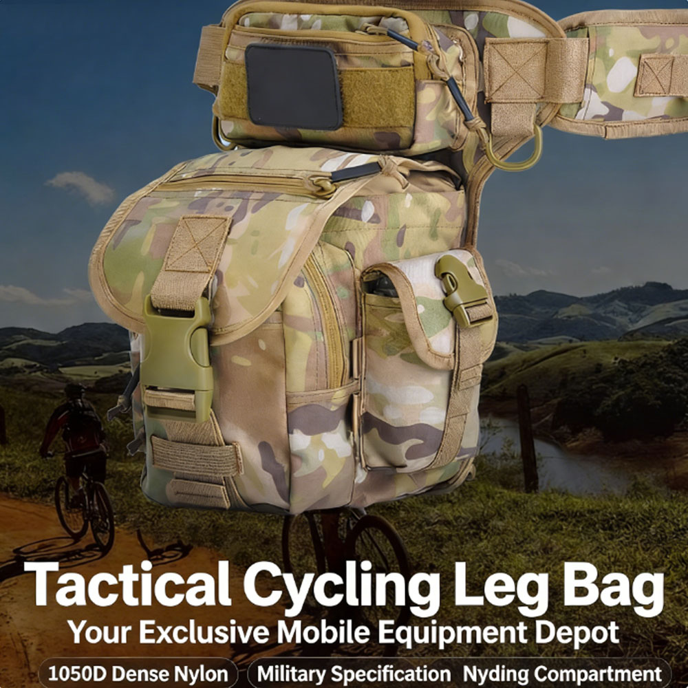 Motorcycle Gear Travel Bag - Tactical Drop Leg Bag Motorcycle Riding