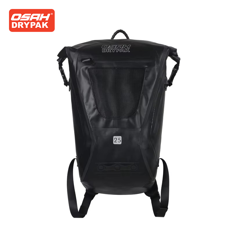 Motorcycle Gear Travel Bag - OSAH Black Motorcycle Bag 25L Large