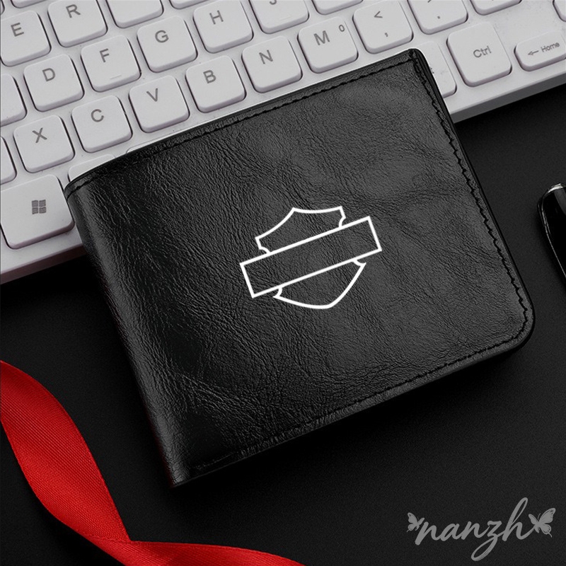 Motorcycle Gear Logo - Leather Motorcycle Logo ID Card Driver
