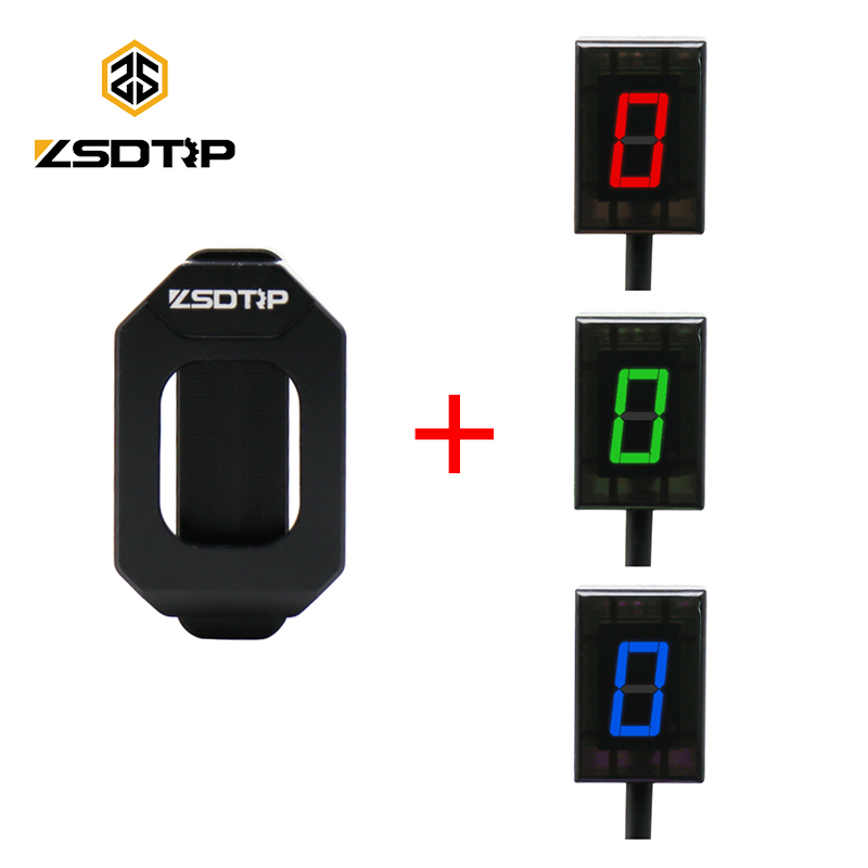 Motorcycle Gear Holder - ZSDTRP 6 Speed Universal Motorcycle Digital