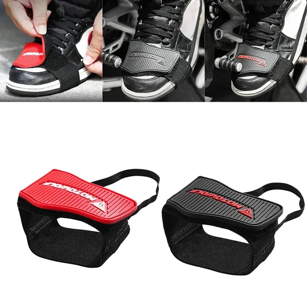 Motorcycle Gear Boots - Adjustable Motorcycle Shift Pad Motorbike Anti-Slip