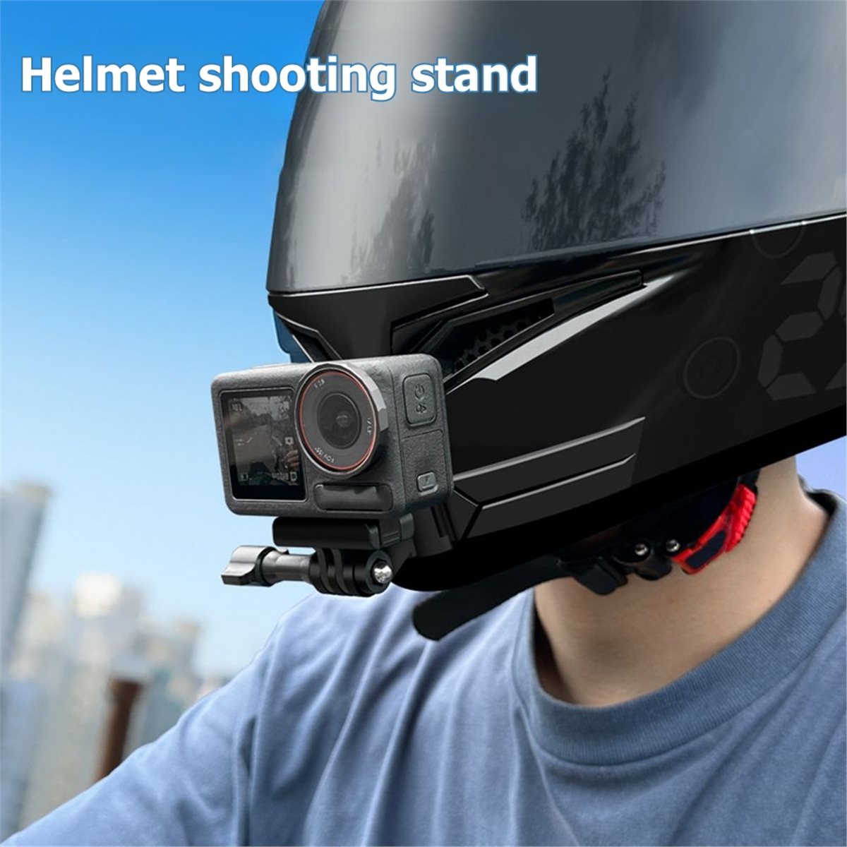 Motorcycle Gear Holder - update. Motorcycle Helmet Chin Mount for