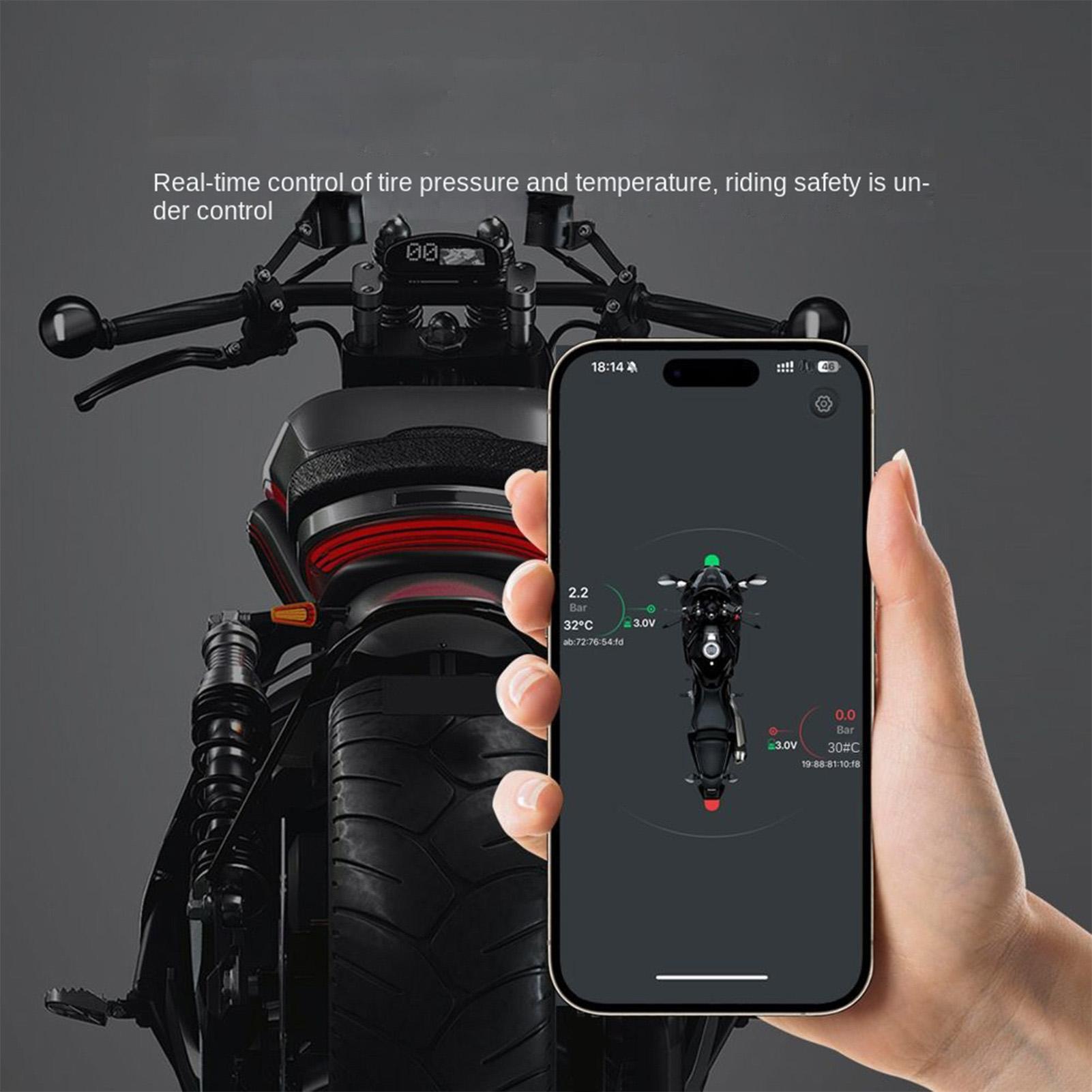 Tyre Pressure Gauge - Tire Pressure Gauge Cordless Wheel Sensor