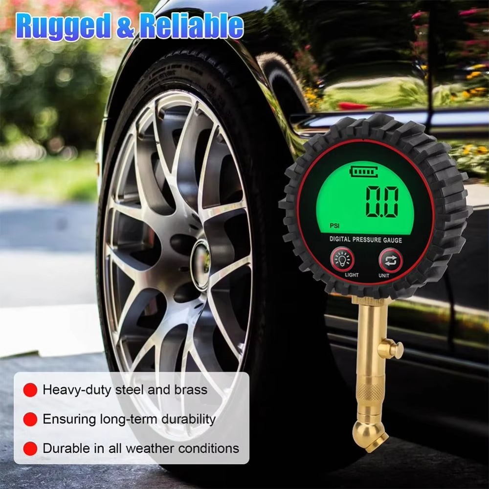 3-255PSI Digital Tire Pressure - đánh giá và giá Tyre Pressure Gauge