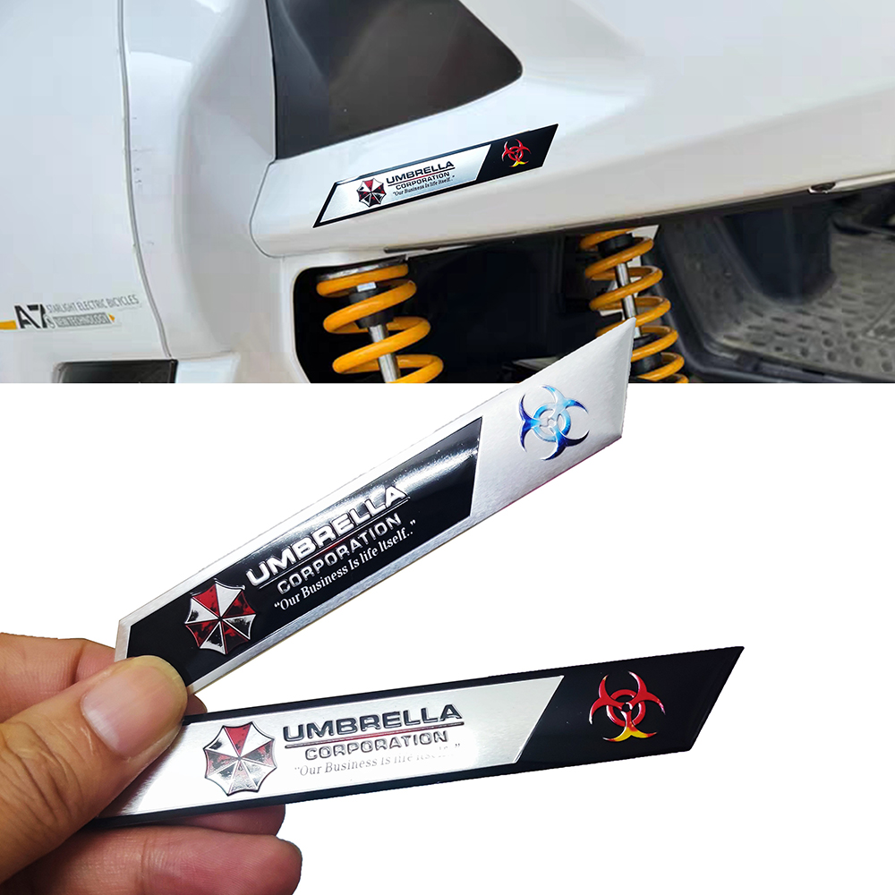 Umbrella 3D Metal Car Stickers - đánh giá và giá Motorcycle Gear Logo