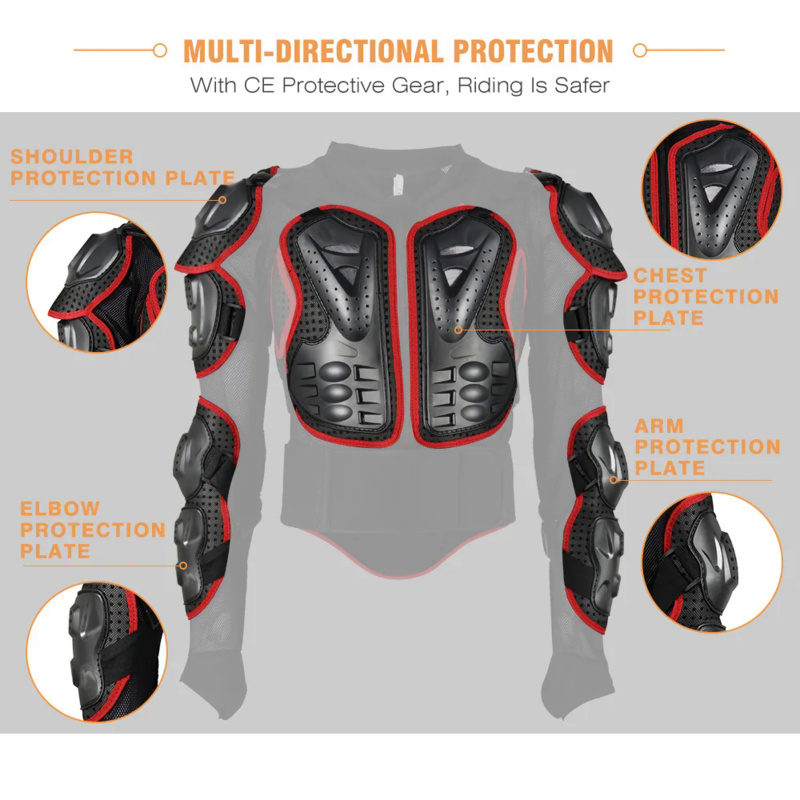 Motocross protector armor moto - đánh giá và giá Motorcycle Gear Full Suit