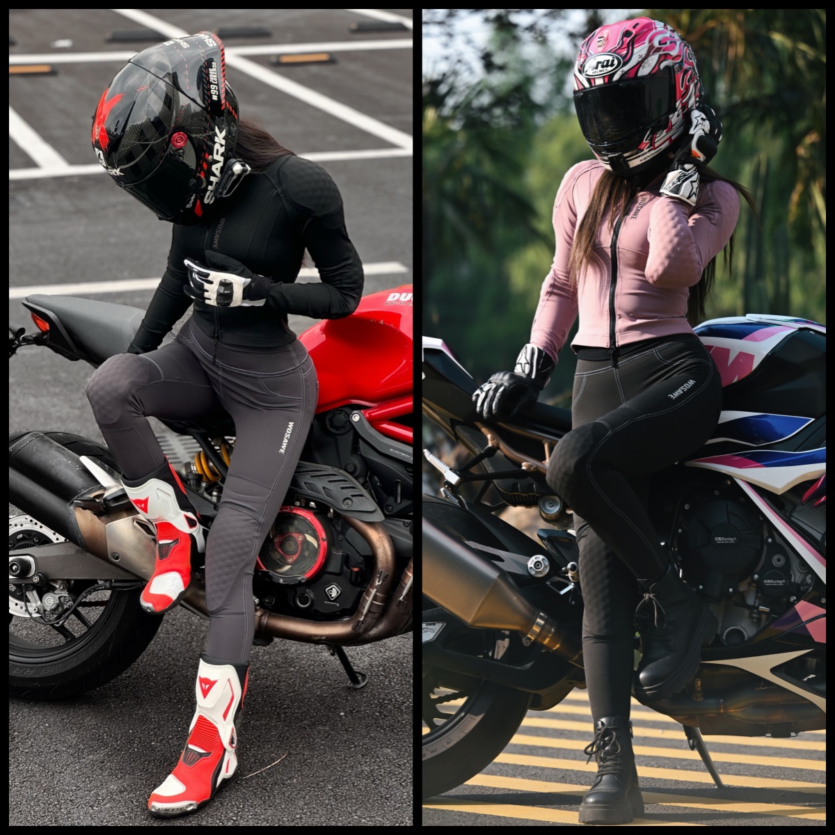 WOSAWE Women Motorcycle Jacket - đánh giá và giá Motorcycle Gear Full Suit