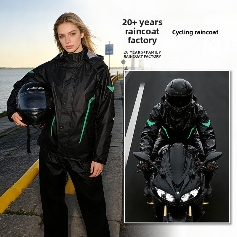 Split Waterproof Rain Suit for - đánh giá và giá Motorcycle Gear Full Suit