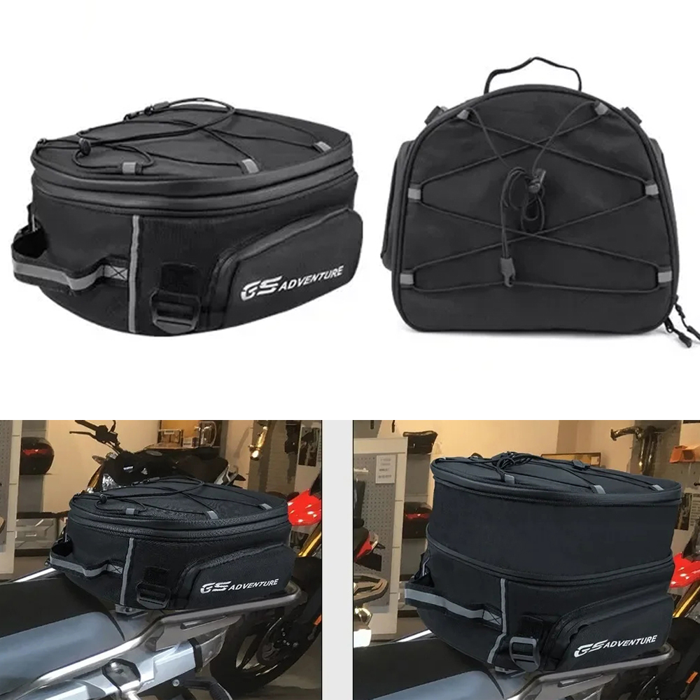 Black Universal Rear Luggage R - đánh giá và giá Motorcycle Gear Travel Bag